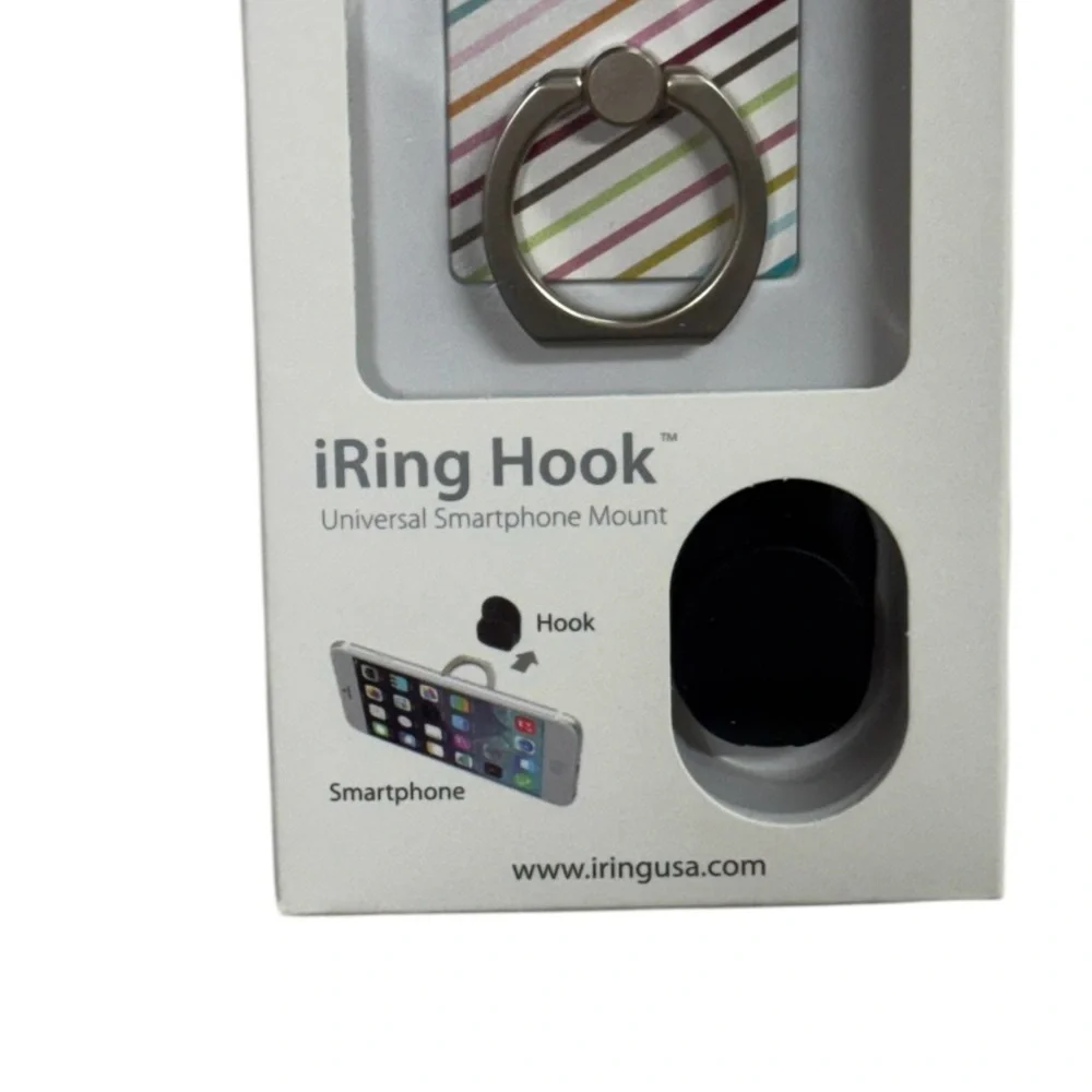 iRing Hook phone ring holder attachment with hook brand new in box never used!
